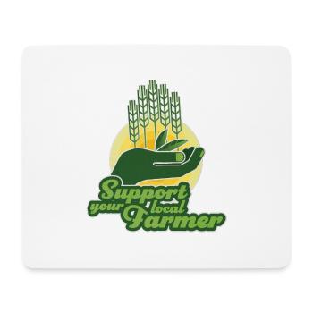 Living sustainably - Mouse Pad (horizontal) - white - Front