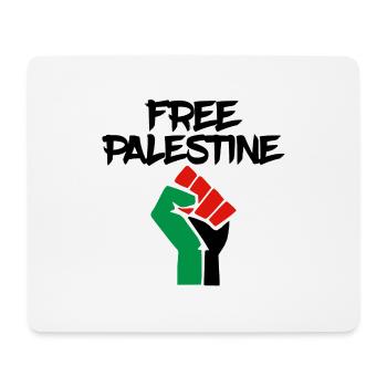 free palestine fist fist - Mouse Pad (horizontal) - white - Front