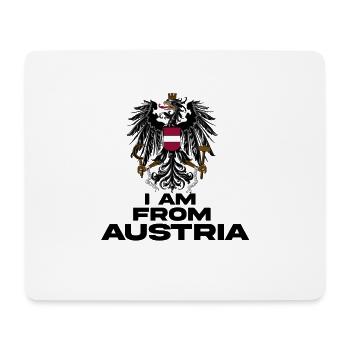 I am from Austria - Tapis de souris (format paysage) - blanc - Devant