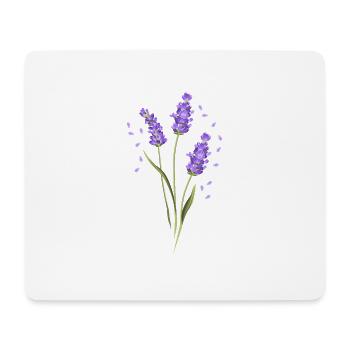 Flower Purple Lavender Summer Flower Gift Idea - Mouse Pad (horizontal) - white - Front