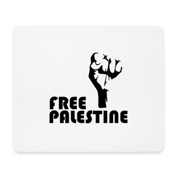 free palestine - Mouse Pad (horizontal) - white - Front