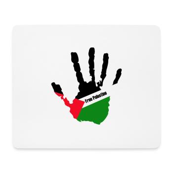 free palestine - Mouse Pad (horizontal) - white - Front