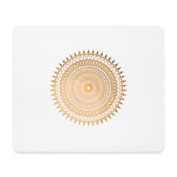 Mandala - Tapis de souris (format paysage) - blanc - Devant