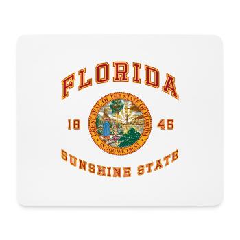 Floride Usa College Armoiries - Tapis de souris (format paysage) - blanc - Devant