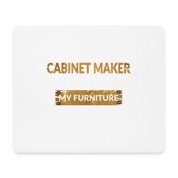 Schreiner Möbelmacher Tischler - Mouse Pad (horizontal) - white - Front
