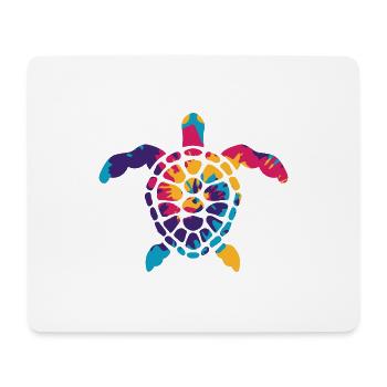 Hawaiian Turtle - Tapis de souris (format paysage) - blanc - Devant