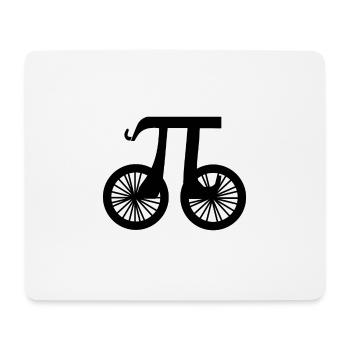 Math Icône Pi Vélo Vélo Cadeau amusant - Tapis de souris (format paysage) - blanc - Devant