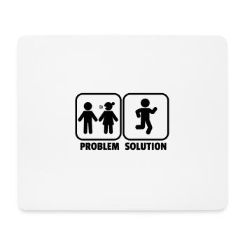 Solution de problème Course de jogging coureur idée cadeau - Tapis de souris (format paysage) - blanc - Devant