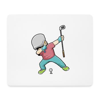 Dab Golf Tupfen Golf Golf Golfer - Tapis de souris (format paysage) - blanc - Devant