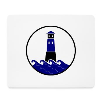 leuchtturm - Mousepad (Querformat) - Weiß - Vorne