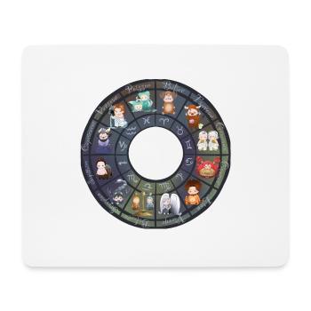 Chibi Zodiac - Mousepad (Querformat) - Weiß - Vorne