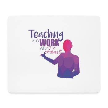 Enseignants - Tapis de souris (format paysage) - blanc - Devant