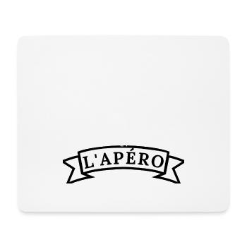 Moi je suis un mec ordinaire j'aime les voitures - Tapis de souris (format paysage) - blanc - Devant