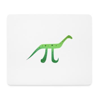 Mathe-Symbol Pinosaurus Pi Dinosaurier Geschenk - Mousepad (Querformat) - Weiß - Vorne