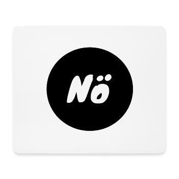 Nö - witzig - Mousepad (Querformat) - Weiß - Vorne