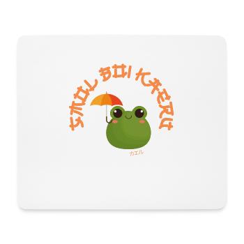 Kawaii Frosch Niedlich Smol Boi Kaeru Frosch mit - Mousepad (Querformat) - Weiß - Vorne
