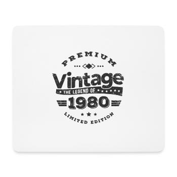 VINTAGE 1980 - Mouse Pad (horizontal) - white - Front
