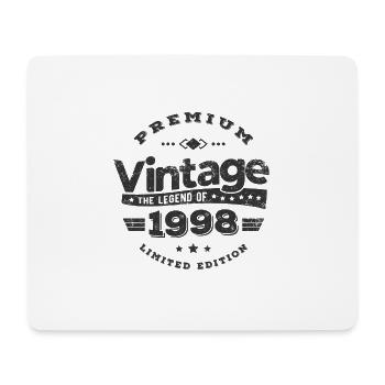 VINTAGE 1998 - Mousepad (Querformat) - Weiß - Vorne