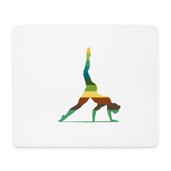 Gymnases d’art Gymnase Fitness Sport Gymnastique - Tapis de souris (format paysage) - blanc - Devant