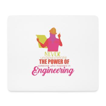Ingenieur - Mousepad (Querformat) - Weiß - Vorne