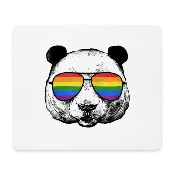 LGBT Panda Arc-en-ciel Drapeau LGBTQ Gay Pride - Tapis de souris (format paysage) - blanc - Devant