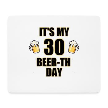 30. Geburtstag Geschenk - Mousepad (Querformat) - Weiß - Vorne