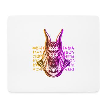 Anubis Gott Ägypten - Mousepad (Querformat) - Weiß - Vorne
