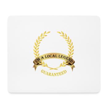 i m a local legend in velo - Mousepad (Querformat) - Weiß - Vorne