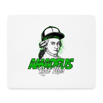 Amadeus Rock Me | Wolfgang Amadeus Mozart Classical - Mouse Pad (horizontal) - white - Front