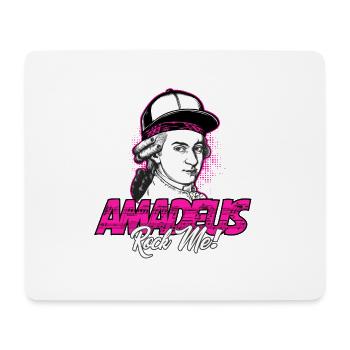 Amadeus Rock Me | Wolfgang Amadeus Mozart Classical - Mouse Pad (horizontal) - white - Front