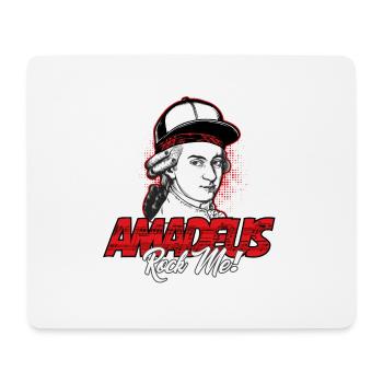 Amadeus Rock Me | Wolfgang Amadeus Mozart Classical - Mouse Pad (horizontal) - white - Front