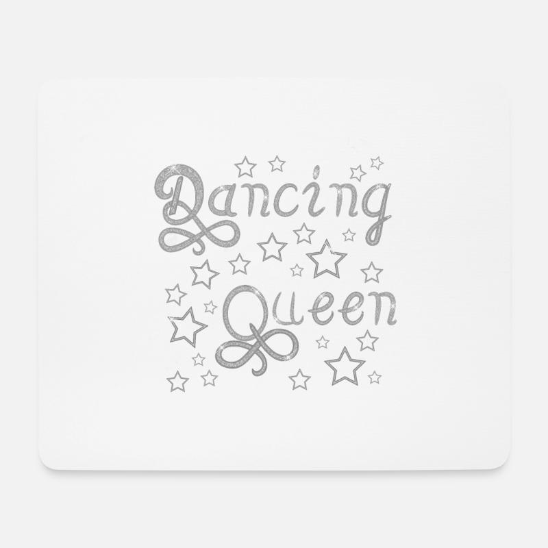 Dancing queen-Silver - Mousepad (Querformat) - Weiß