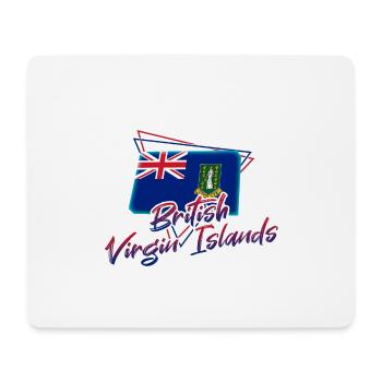 British Virgin Islands - Mouse Pad (horizontal) - white - Front