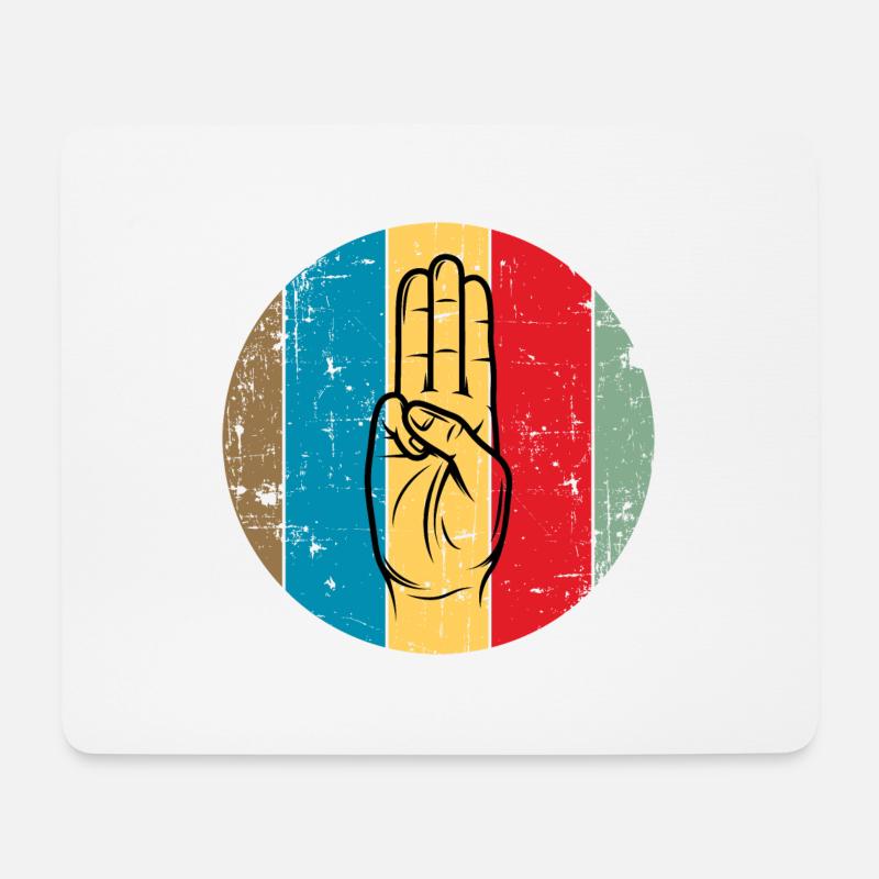 Pfadfinder / Pfadfinder - Mousepad (Querformat) - Weiß