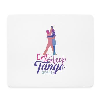Danse de tango danseur danseur - Tapis de souris (format paysage) - blanc - Devant