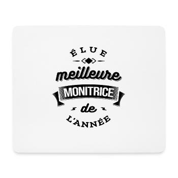 ELUE MEILLEURE MONITRICE DE L'ANNEE - Tapis de souris (format paysage) - blanc - Devant