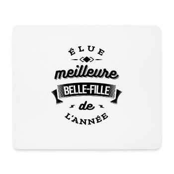 ELUE MEILLEURE BELLE-FILLE DE L'ANNEE - Tapis de souris (format paysage) - blanc - Devant