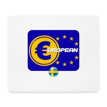 Suédois européen - Tapis de souris (format paysage) - blanc - Devant