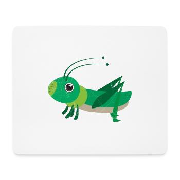 Spirituelle Tiere Grashüpfer Kinder Geschenkidee - Mousepad (Querformat) - Weiß - Vorne