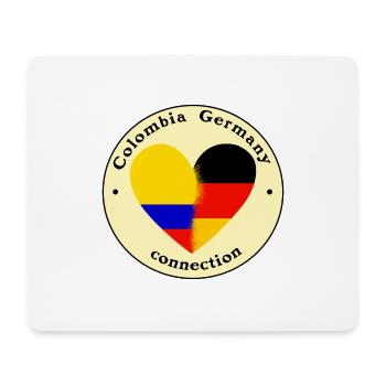 Colombia Germany connection - Mousepad (Querformat) - Weiß - Vorne