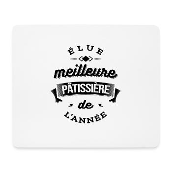 ELUE MEILLEURE PÂTISSIERE DE L'ANNEE - Tapis de souris (format paysage) - blanc - Devant