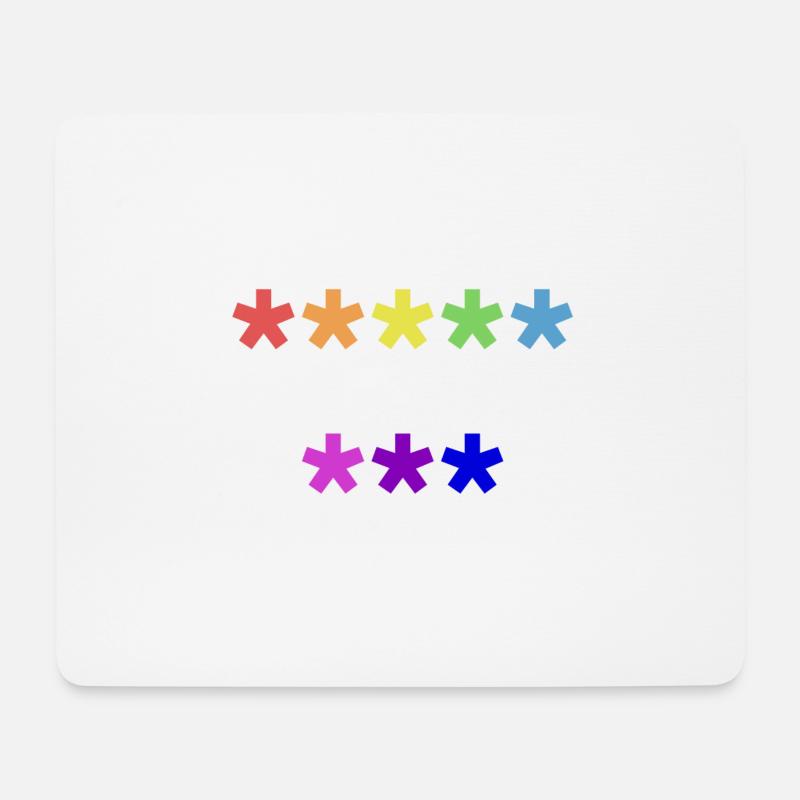 Anti-PIS LGBT+ - Mousepad (Querformat) - Weiß