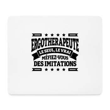 ERGOTHERAPEUTE LE SEUL LE VRAI - Tapis de souris (format paysage) - blanc - Devant