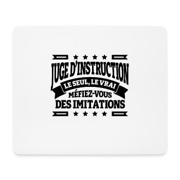 JUGE D'INSTRUCTION LE SEUL LE VRAI - Tapis de souris (format paysage) - blanc - Devant