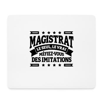 MAGISTRAT LE SEUL LE VRAI - Tapis de souris (format paysage) - blanc - Devant