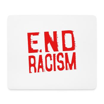 METTRE FIN AU RACISME - mettre fin au racisme - Tapis de souris (format paysage) - blanc - Devant