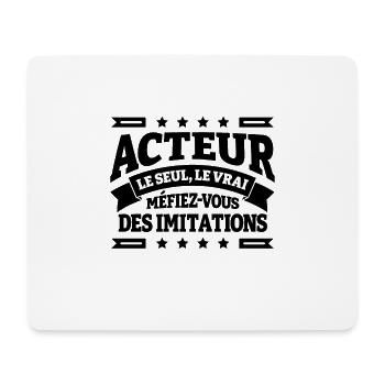 ACTEUR LE SEUL LE VRAI - Tapis de souris (format paysage) - blanc - Devant