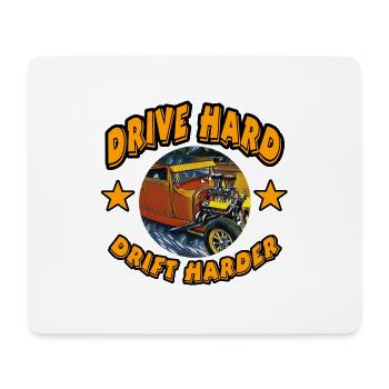Hot Rod - Tapis de souris (format paysage) - blanc - Devant