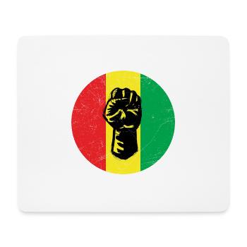 Afrique Afrique Black Power Drôle Idée cadeau - Tapis de souris (format paysage) - blanc - Devant