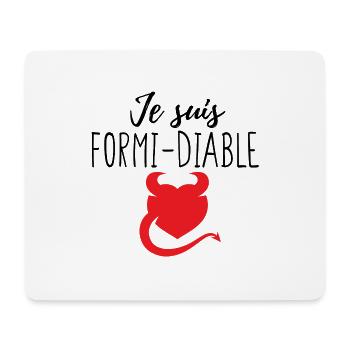 Je suis formi-diable - Tapis de souris (format paysage) - blanc - Devant